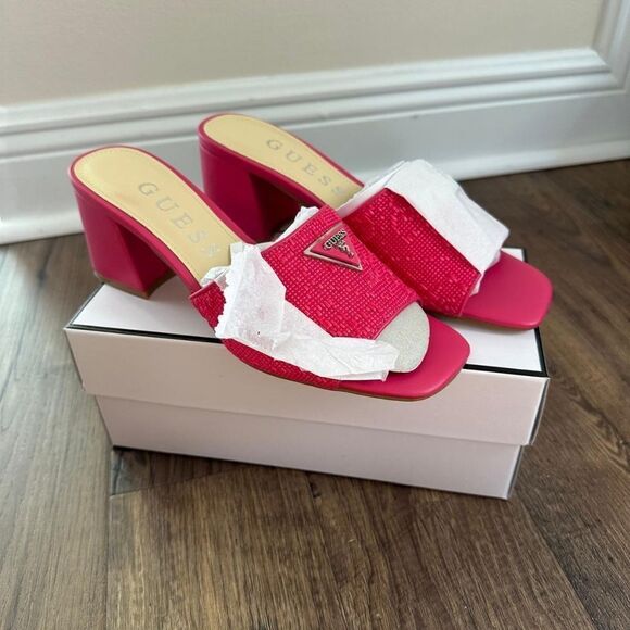 Guess Women's Gables Pink Sandals NEW - Picture 3 of 6